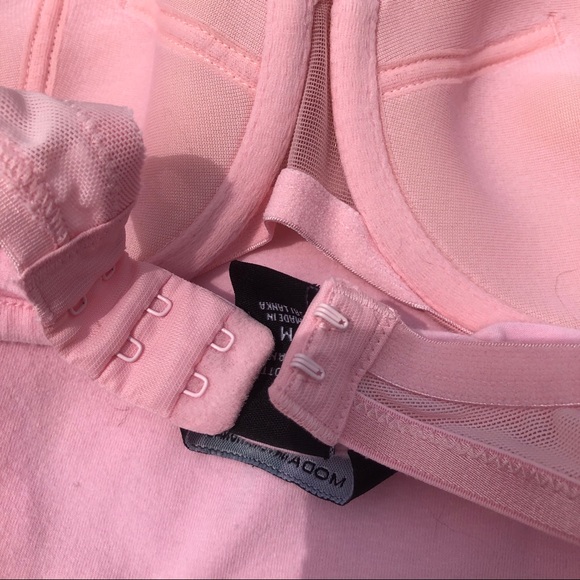 Moda International pink padded bra cami M - Picture 4 of 8